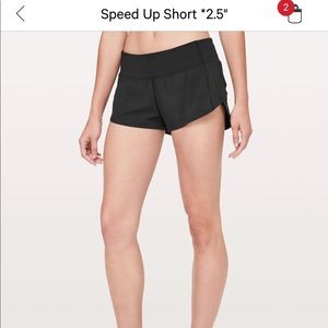 LULULEMON speed short in RED!